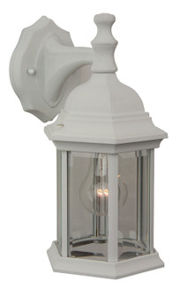 Hex Style Cast One Light Wall Mount in Textured White (46|Z294TW)
