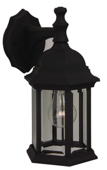 Hex Style Cast One Light Wall Mount in Textured Black (46|Z294TB)