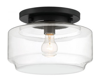 Peri One Light Flushmount in Flat Black (46|X3112FB)