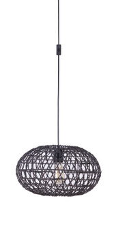 Swag Pendants One Light Pendant in Flat Black (46|SW2003FB)