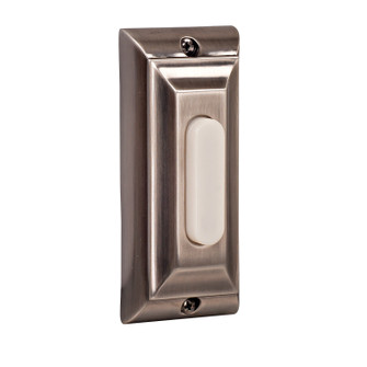 Push Button-Surface Mount Surface Mount Lighted Push Button in Antique Pewter (46|PB4042AP)