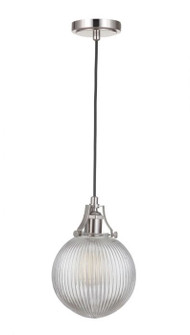State House One Light Mini Pendant in Polished Nickel (46|P832PLN1C)