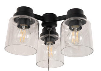 Light Kit-Armed LED Ceiling Fan Light Kit in Flat Black (46|LK301102FBLED)