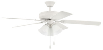 Decorator's Choice 3 Light Kit 52''Ceiling Fan in Matte White (46|DCF52W5C3W)