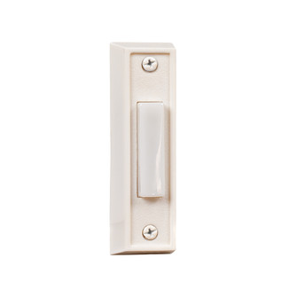 Builder Surface Mount Buttons Surface Mount Rectangle Lighted Push Button in White (46|BS6W)