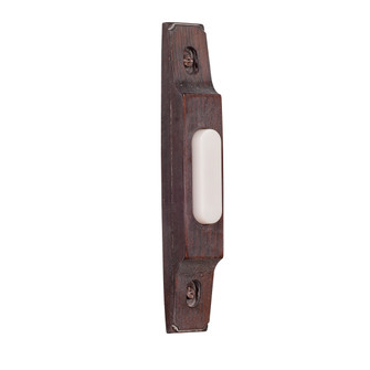 Push Button-Surface Mount Surface Mount Thin Profile Lighted Push Button in Rustic Brick (46|BS3RB)