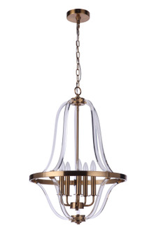 Graclyn Five Light Foyer Pendant in Satin Brass (46|57735SB)