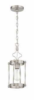 Jolenne One Light Mini Pendant in Brushed Polished Nickel (46|57091BNK)