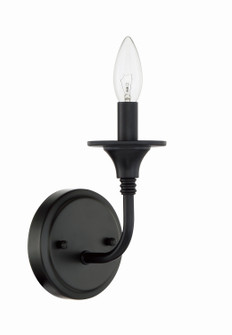 Jolenne One Light Wall Sconce in Flat Black (46|57061FB)