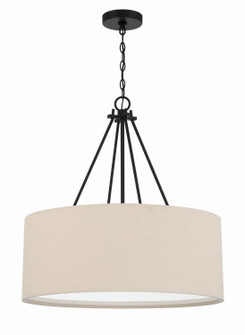 Duke Three Light Pendant in Flat Black (46|56594FB)