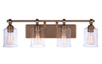 Romero Four Light Vanity in Satin Brass (46|56404SB)