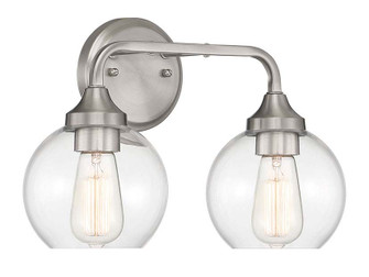Glenda Two Light Vanity in Brushed Polished Nickel (46|56202BNK)