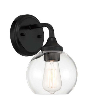 Glenda One Light Wall Sconce in Flat Black (46|56201FB)