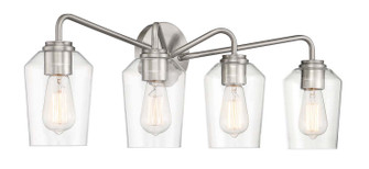 Shayna Four Light Vanity in Brushed Polished Nickel (46|56104BNK)