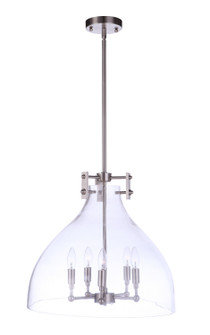 Chardonnay Five Light Pendant in Brushed Polished Nickel (46|55895BNK)