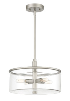 Hailie Four Light Pendant in Satin Nickel (46|55694SN)