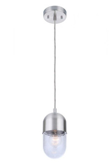 Pill One Light Mini Pendant in Brushed Polished Nickel (46|55091BNK)
