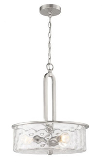 Collins Three Light Pendant in Brushed Polished Nickel (46|54293BNK)