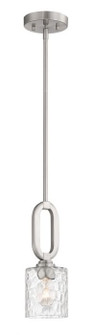Collins One Light Mini Pendant in Brushed Polished Nickel (46|54291BNK)