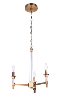 Tarryn Three Light Chandelier in Satin Brass (46|53223SB)
