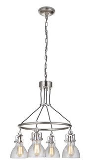 State House Four Light Chandelier in Polished Nickel (46|51224PLN)