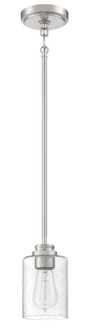 Bolden One Light Mini Pendant in Brushed Polished Nickel (46|50591BNK)