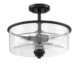 Bolden Two Light Convertible Semi Flush in Flat Black (46|50552FB)