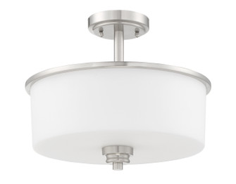 Bolden Two Light Convertible Semi Flush in Brushed Polished Nickel (46|50552BNKWG)