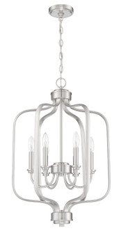 Bolden Six Light Foyer Pendant in Brushed Polished Nickel (46|50536BNK)