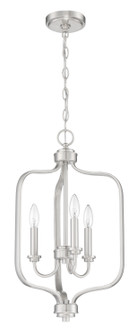 Bolden Three Light Foyer Pendant in Brushed Polished Nickel (46|50533BNK)