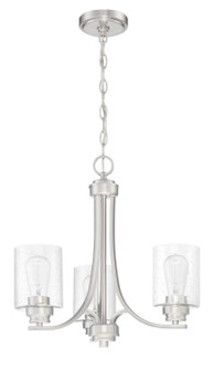 Bolden Three Light Chandelier in Brushed Polished Nickel (46|50523BNK)