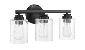 Bolden Three Light Vanity in Flat Black (46|50503FB)