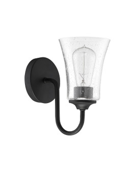 Gwyneth One Light Wall Sconce in Flat Black (46|50401FB)