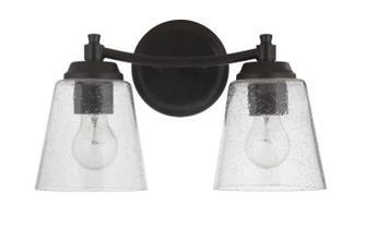 Tyler Two Light Vanity in Flat Black (46|50202FB)