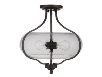 Serene Two Light Semi Flush Mount in Espresso (46|49952ESP)