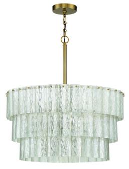 Museo Nine Light Pendant in Satin Brass (46|48696SB) Museo Nine Light Pendant in Satin Brass (46|48696SB)