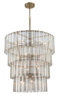 Museo 28 Light Chandelier in Satin Brass (46|48628SB)