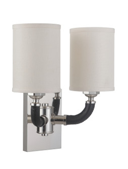 Huxley Two Light Wall Sconce in Polished Nickel (46|48162PLN) Huxley Two Light Wall Sconce in Polished Nickel (46|48162PLN)
