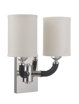 Huxley Two Light Wall Sconce in Polished Nickel (46|48162PLN)