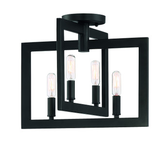 Portrait Four Light Semi Flush Mount in Espresso (46|44954ESP) Portrait Four Light Semi Flush Mount in Espresso (46|44954ESP)