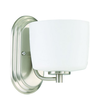 Clarendon One Light Wall Sconce in Brushed Polished Nickel (46|43501BNK)