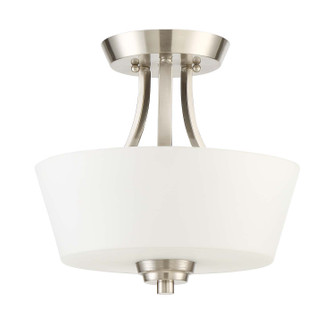 Grace Two Light Convertible Semi Flush in Brushed Polished Nickel (46|41952BNK)