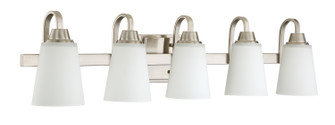 Grace Five Light Vanity in Brushed Polished Nickel (46|41905BNK)