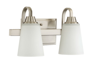 Grace Two Light Vanity in Brushed Polished Nickel (46|41902BNK)