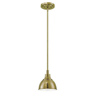 Timarron One Light Mini Pendant in Legacy Brass (46|35991LB)