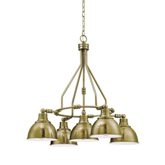 Timarron Five Light Chandelier in Legacy Brass (46|35925LB)