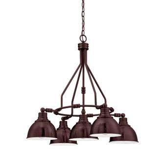 Timarron Five Light Chandelier in Aged Bronze Brushed (46|35925ABZ)