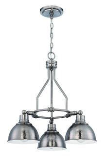 Timarron Three Light Chandelier in Antique Nickel (46|35923AN)