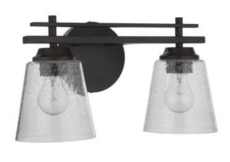 Drake Two Light Vanity in Flat Black (46|19616FB2)