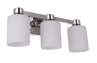 Bretton Three Light Vanity in Polished Nickel (46|12920PLN3)